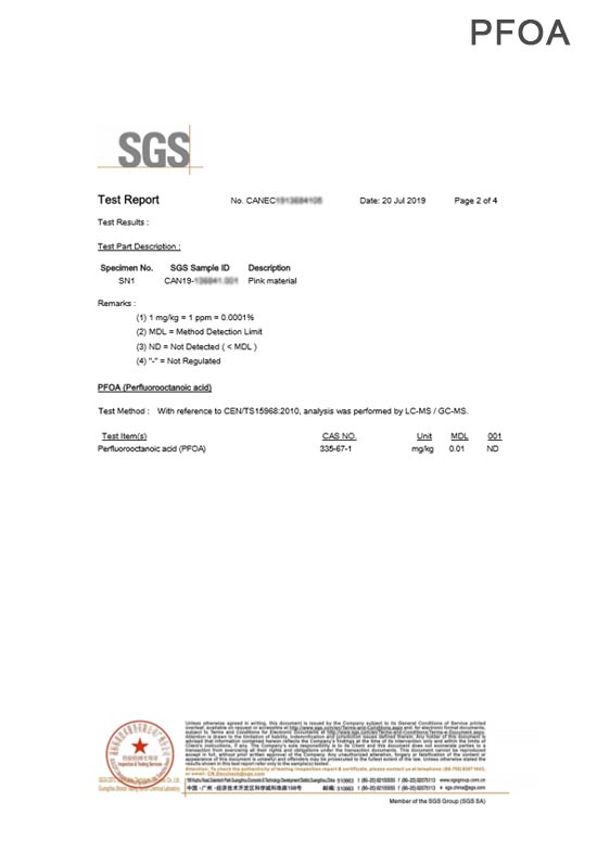 PFOA SGS