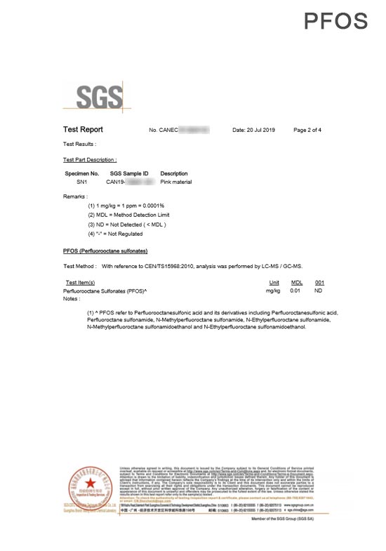 PFOS SGS